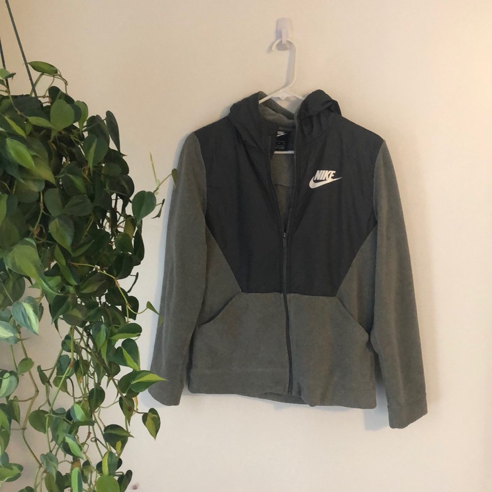 Boys Nike Zip Up Sweatshirt Hoodie Hoody